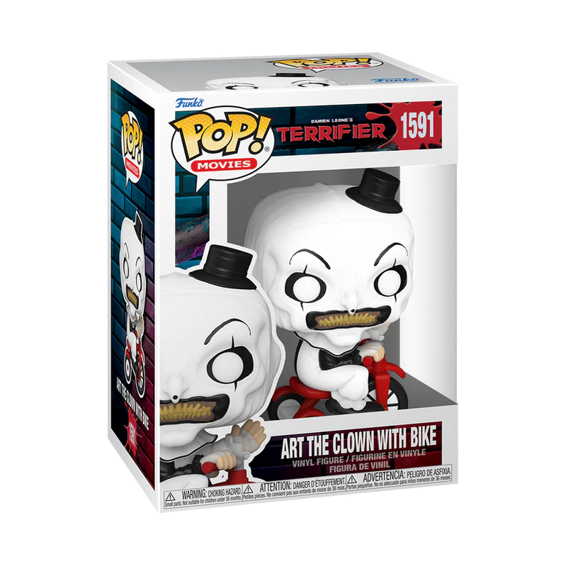 Funko Pop Movies: Terrifier - Art el Payaso Con Bicicleta