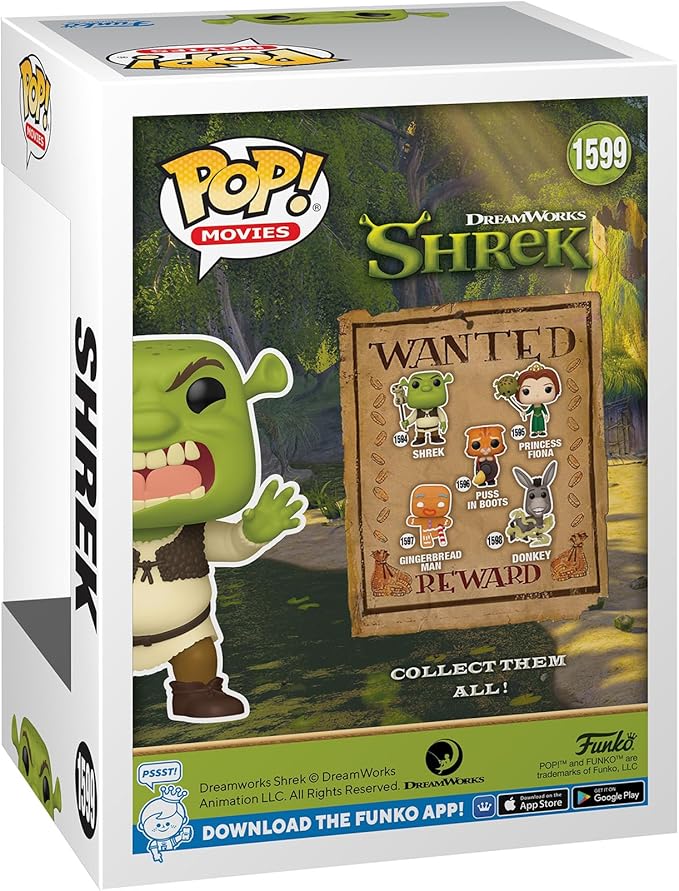 Funko Pop Movies: Shrek DreamWorks 30 Aniversario - Shrek Aterrador Exclusivo