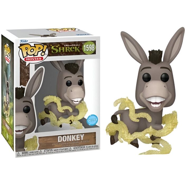 Funko Pop Movies: Shrek DreamWorks 30 Aniversario - Burro Glitter